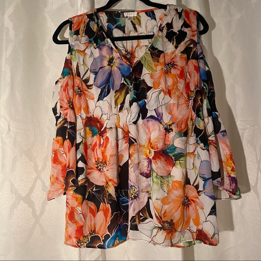 🌸Flowery shirt~